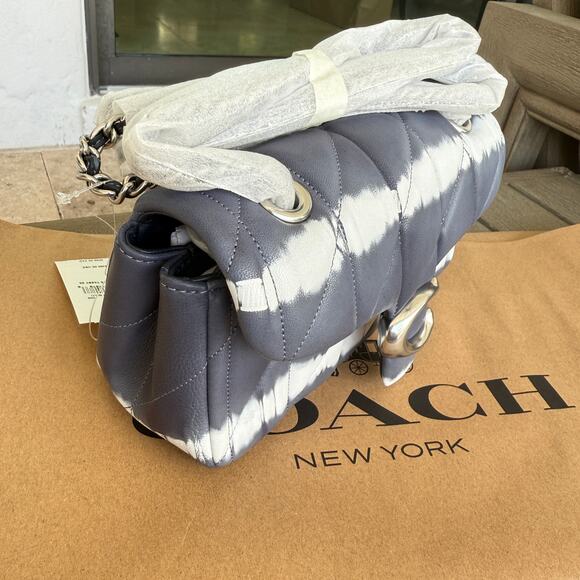 Last 1 ‼️Coach Tabby Shoulder Bag 20 With Quilting And Tie-Dye CU080 - Picture 10 of 16